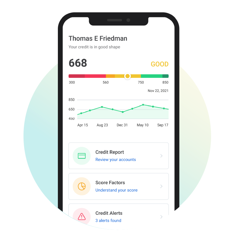 Array's My Credit Manager Product Dashboard